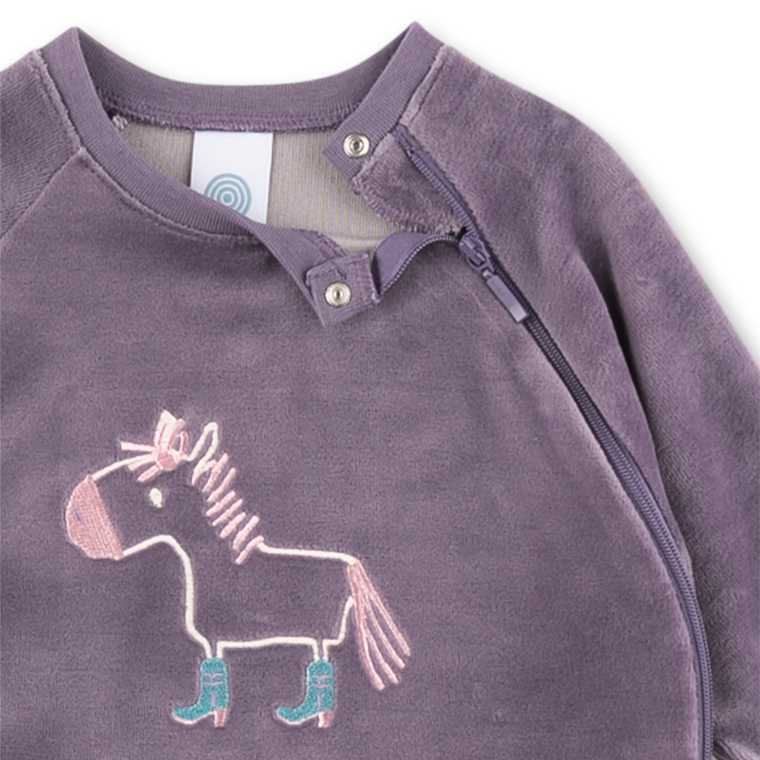 222288_6263_z Strampler Overall 222288 (purple sage) von Sanetta – Bild 3