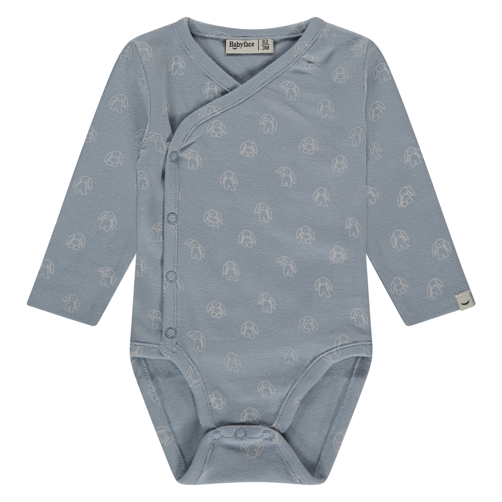 BBE25529655-4014-1022-39 Baby Romper Longsleeve (Celestial blue) von Babyface – Bild 1