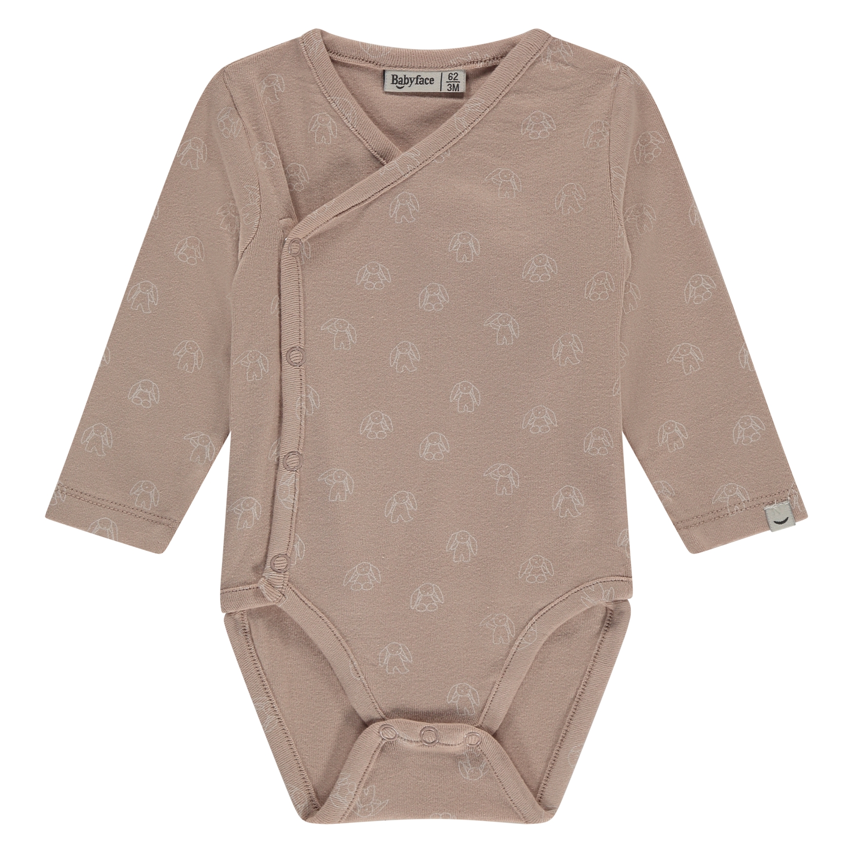 BBE25529655-6505-1021-55 Baby Romper Longsleeve (Old pink) von Babyface – Bild 1
