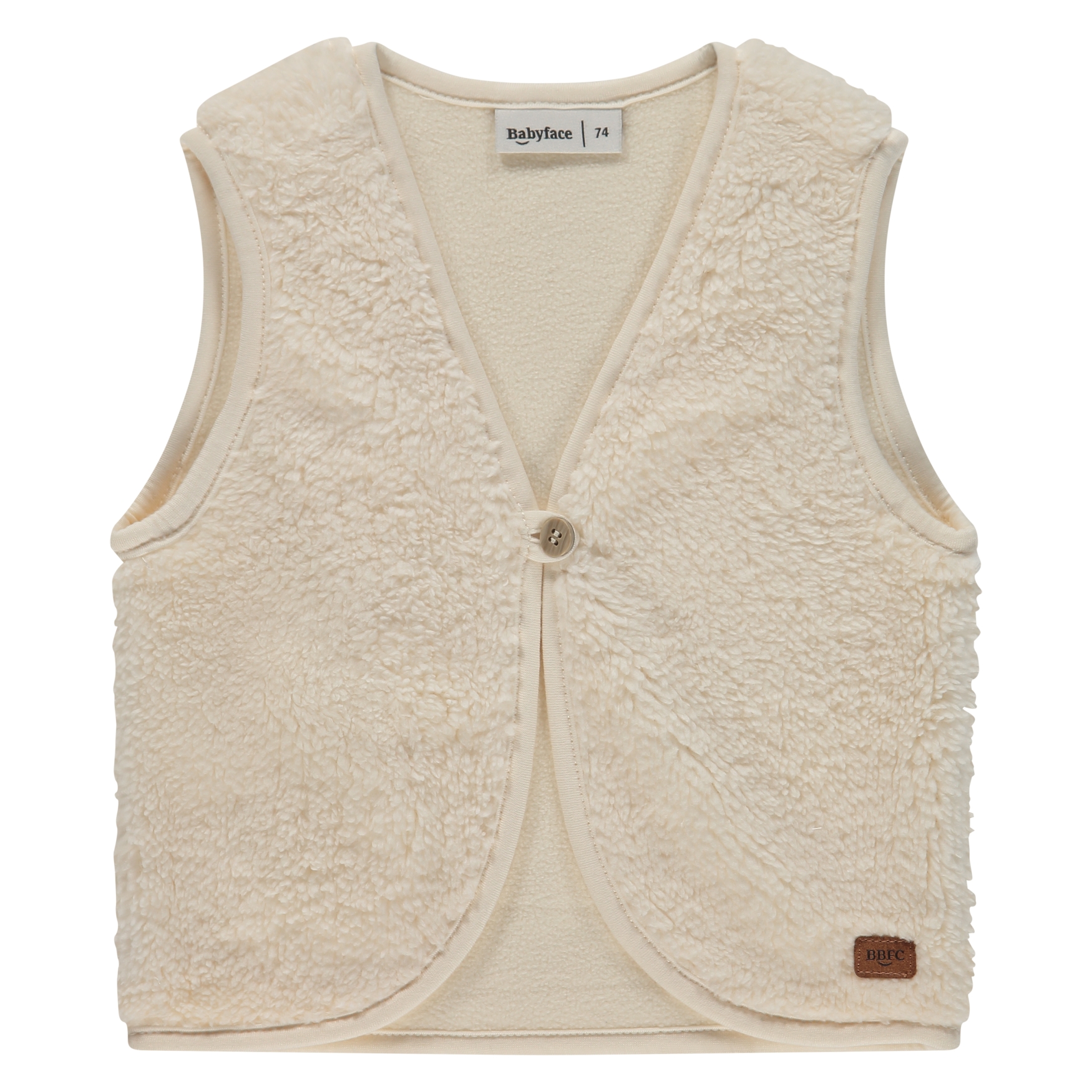 BBE25627451-1008-1014-9 Baby Gilet Weste (Ivory) von Babyface – Bild 1