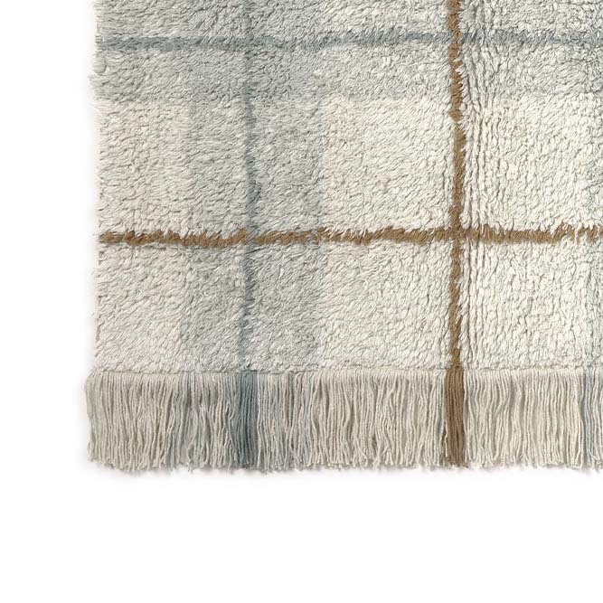 C-TAR-BS-4 Waschbarer Spielteppich Tartan (Blue Sage) – Bild 3