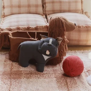 Waschbarer Spielteppich Tartan (Rose) – Bild 4