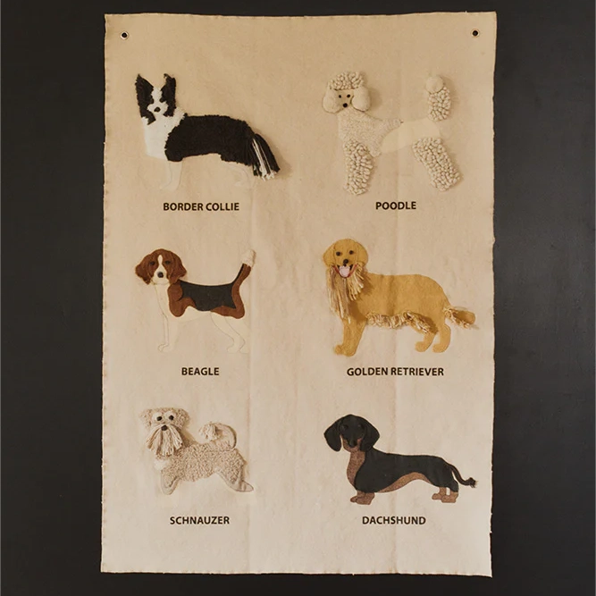 HANG-DOGS-3 Wandelemente Dogs – Bild 1