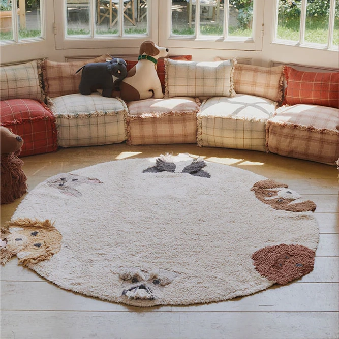 SC-HL-TAR-RS-4 Waschbarer Spielteppich Dogs – Bild 1