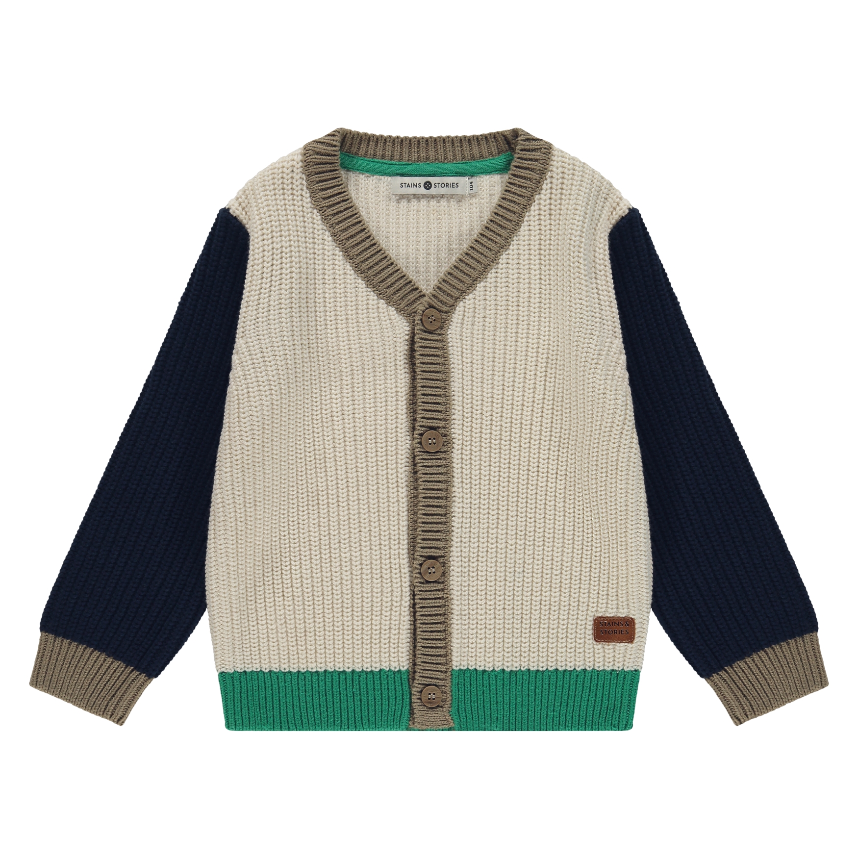 SSA25607393-1007-1006-5 Cardigan (Bone) von Stains and Stories – Bild 1