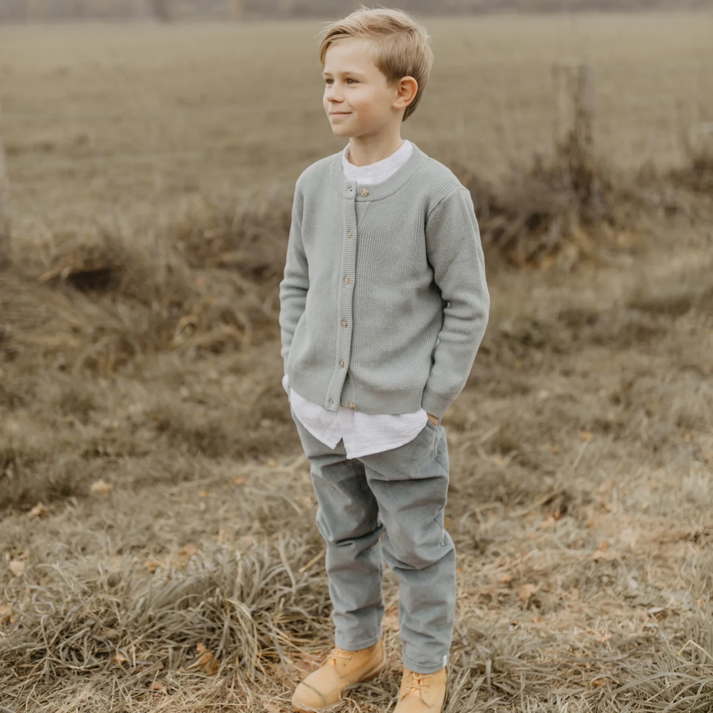 cordhose_green3 Unisex Cordhose "green" mit Ziernähten – Bild 4