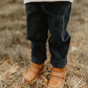 Unisex Cordhose "navy" mit Ziernähten – Bild 2