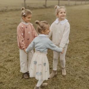 Oversized Sweatshirt "Terry Hearts" (cappuccino) – Bild 4