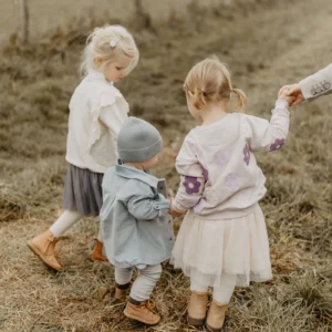 Oversized Sweatshirt "Terry lavender flowers" (lavender) – Bild 4