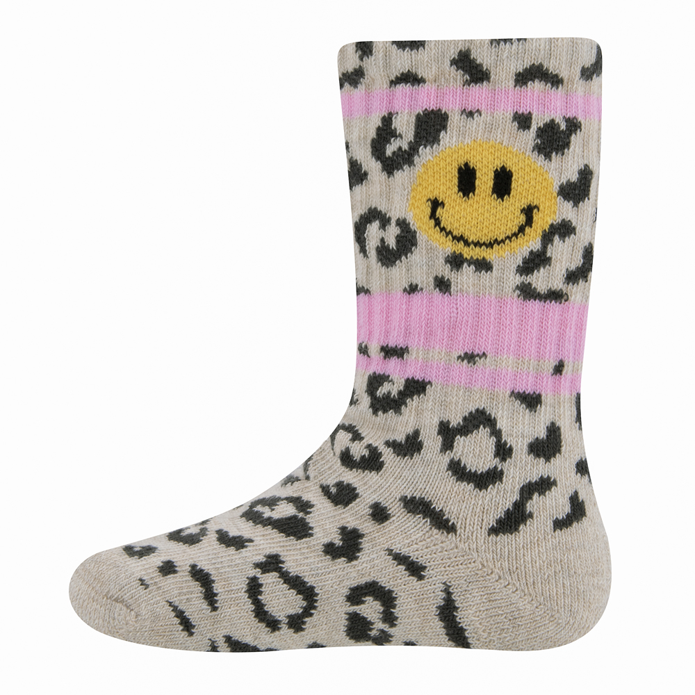 205433_3135_Mini Tennissocken Kinder Leo / Smile (elfenbein mel.) – Bild 1
