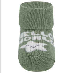 Babysocken 2er Pack "Hello World" (Variante 1)