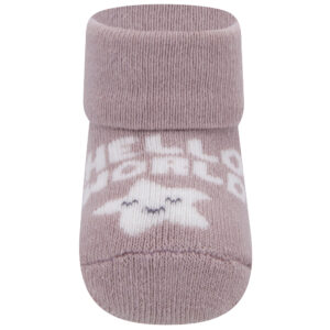 Babysocken 2er Pack "Hello World" (Variante 2)