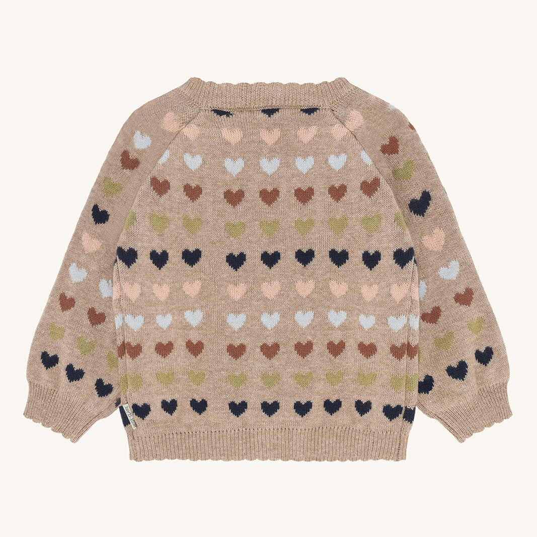 355-00193-32099-3554_2-medium HCCilja winter heart Cardigan (Biscuit) – Bild 2