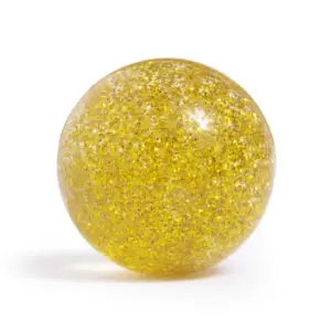 Bouncing Ball Glitter Mouse, Gold (43 mm) – Bild 3