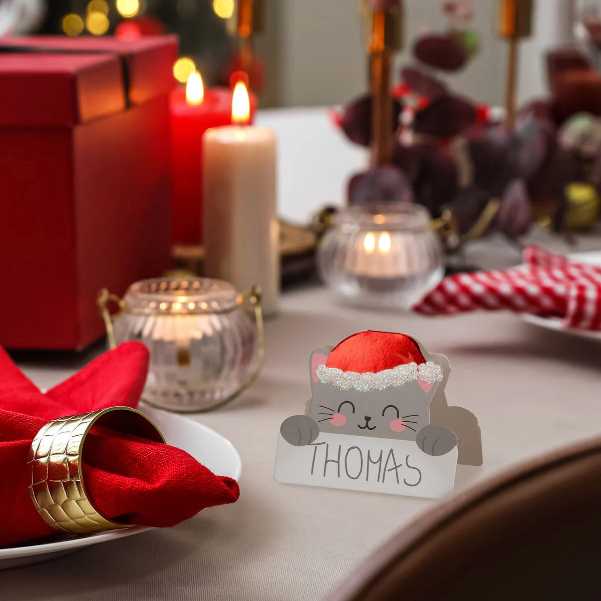 Christmas_Place_Cards4 Set mit 12 weihnachtlichen Tischkärtchen von Legami – Bild 6