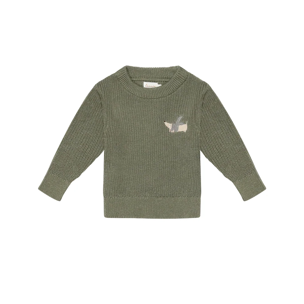 Chunky_Knit_Little_Dog Chunky Knit Pullover "Little Dog" – Bild 1