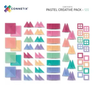 Magnetbausteine "Pastel Creative Pack" (120 Teile) – Bild 4