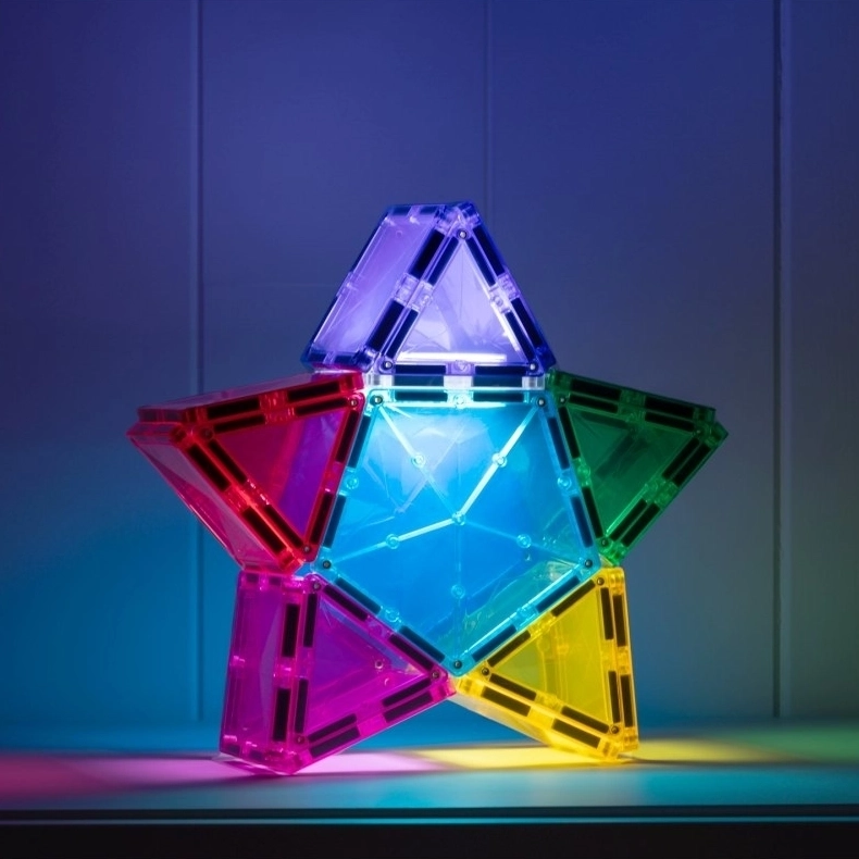 Connetix Magnetbausteine Light Star 2 Magnetbausteine "Light Star Pack" (28 Teile) – Bild 3