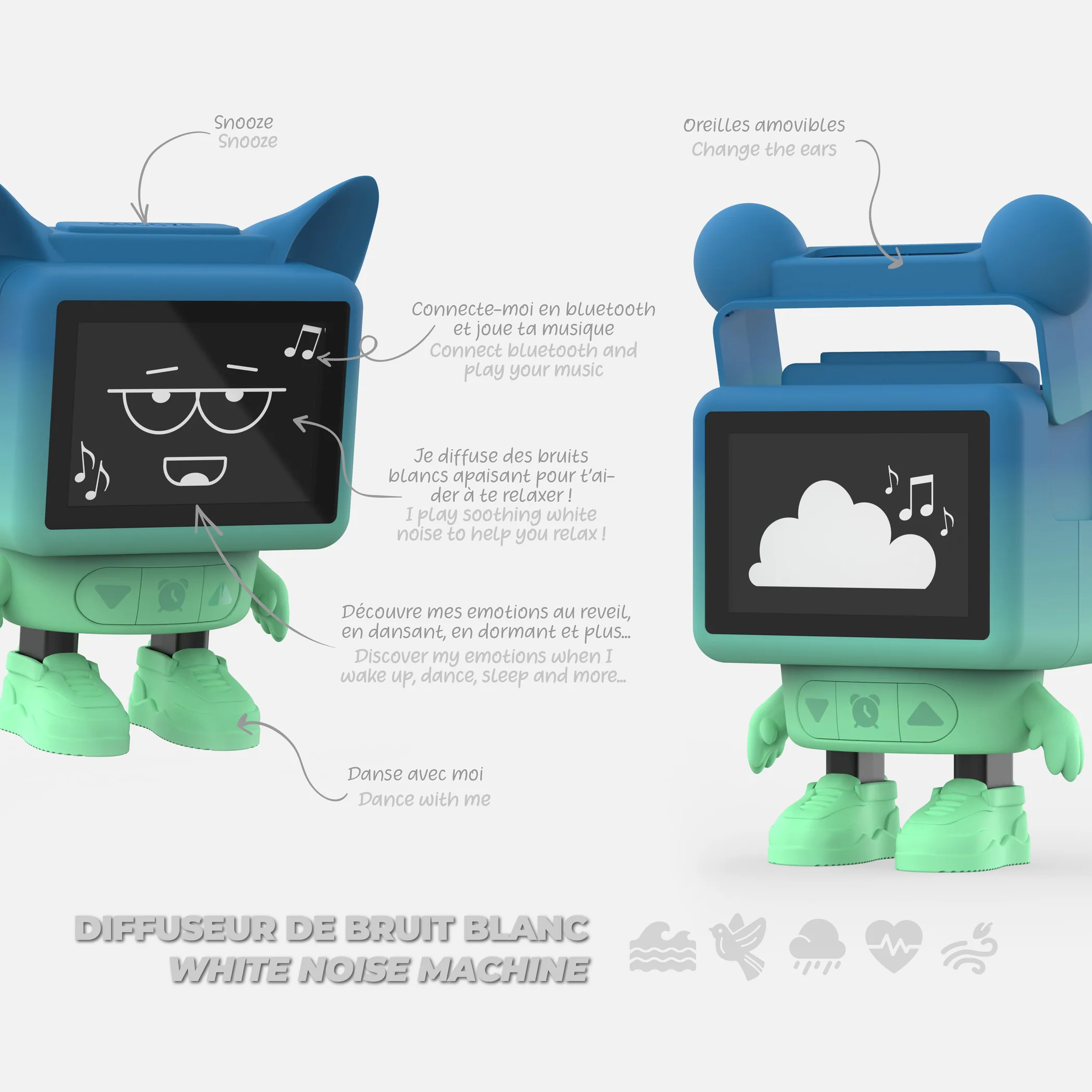 Dancing Clock Blue 3 Dancing Clock (blau) – Bild 6