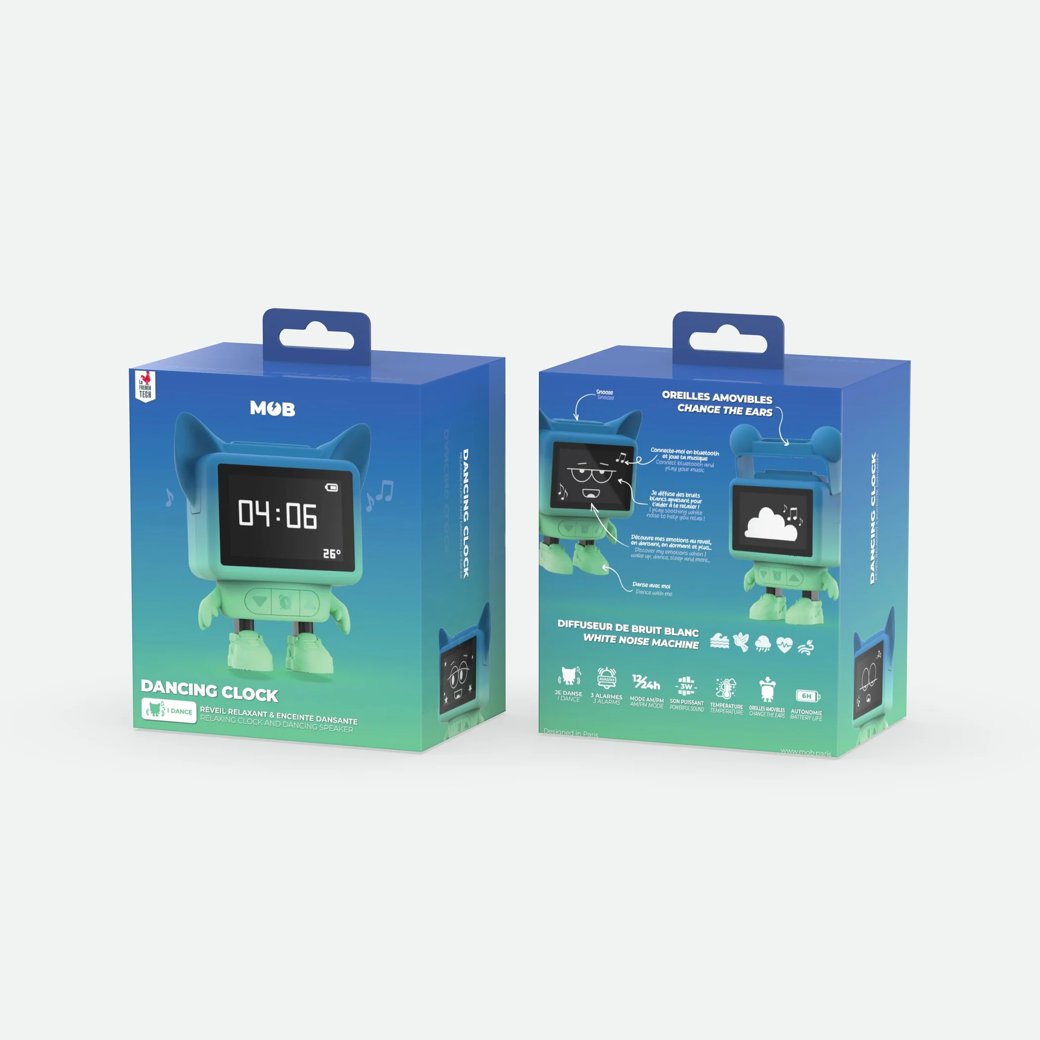 Dancing Clock Blue 7 Dancing Clock (blau) – Bild 2