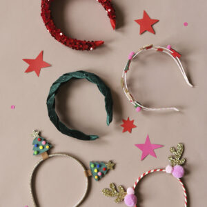 Festlicher Doppel Haarreif Weihnachten – Bild 2