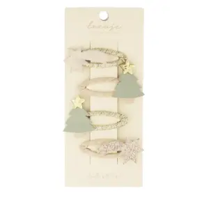 Haarspangen "Christmas Tree Clips"