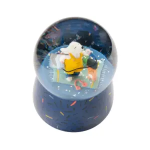 Schneekugel Hund mit Spieluhr, Puce & Pilou – Bild 2