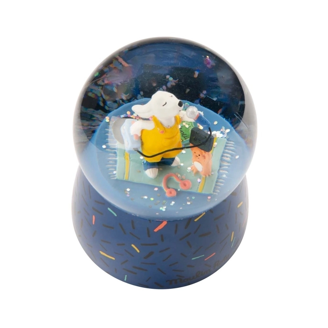 Puce&Pilou Schneekugel Hund mit Spieluhr 3 Schneekugel Hund mit Spieluhr, Puce & Pilou – Bild 2