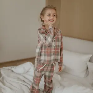 Pyjama Set "Red & Green" aus Flanell – Bild 3