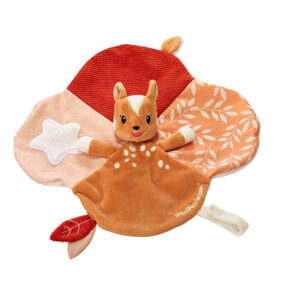 Schmusetuch Fanfan mit Schnullerband, Reh – Bild 4