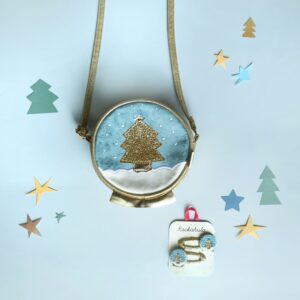 Haarspangen "Shimmer Snow Globe" – Bild 2