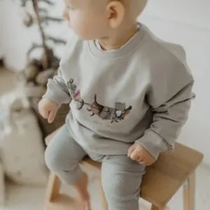 Unisex Oversized Sweatshirt Dackel "Christmas is coming" – Bild 4