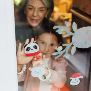 Elektrostatische Fensteraufkleber, Weihnachten "Windo-Wow" – Bild 11