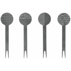 Snack Piekser "Häppchenweise" (4er-Set) – Bild 2