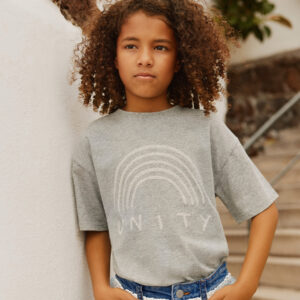 T-Shirt Short Sleeves Reinette (Grey Melange) – Bild 6