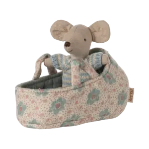 Babymaus in Tragetasche, blau – Bild 3