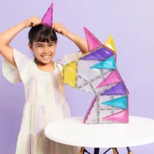 Magnetbausteine "Glitter Unicorn Pack" (56 Teile) – Bild 2