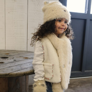 Flauschiger Schal "Teddy Bear" – Bild 4