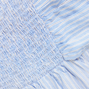 Kleid Woven Stripe, Blue Lustre (Blue) von Creamie – Bild 3