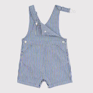 Kurze Latzhose (Crepuscule / Marshmallow) von Petit Bateau – Bild 3