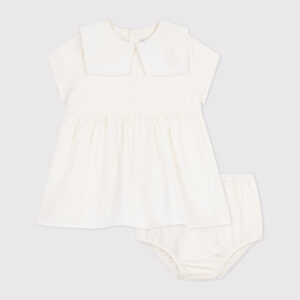 Kleid & Bloomer Hose (Marshmallow) von Petit Bateau