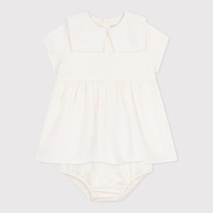 Kleid & Bloomer Hose (Marshmallow) von Petit Bateau – Bild 3