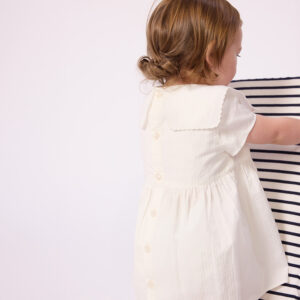 Kleid & Bloomer Hose (Marshmallow) von Petit Bateau – Bild 6