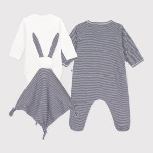 Oberteil, Body & Kuscheltuch (Variante 1) von Petit Bateau – Bild 2