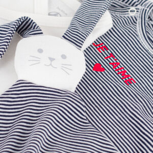 Oberteil, Body & Kuscheltuch (Variante 1) von Petit Bateau – Bild 3