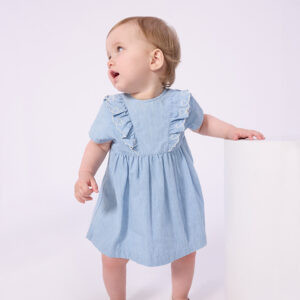 Kleid (Bleu Clair) von Petit Bateau – Bild 3