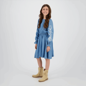 Midi Kleid Pip, Light Blue Stone von Vingino – Bild 5