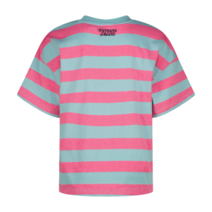 T-Shirt Basic-Tee Stripe, Aqua blue von Vingino – Bild 3