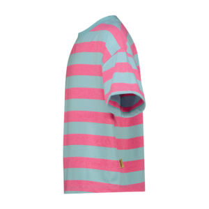 T-Shirt Basic-Tee Stripe, Aqua blue von Vingino – Bild 2