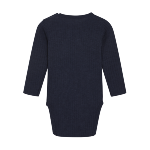 HCBirki Pointelle Body Long sleeved (More navy), Wolle / Seide – Ansicht 2